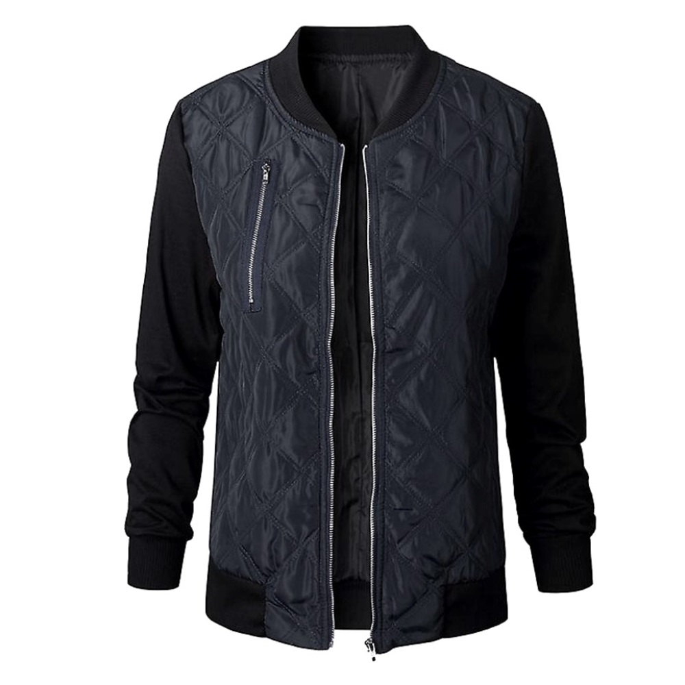Quilted Bomber Jacket
